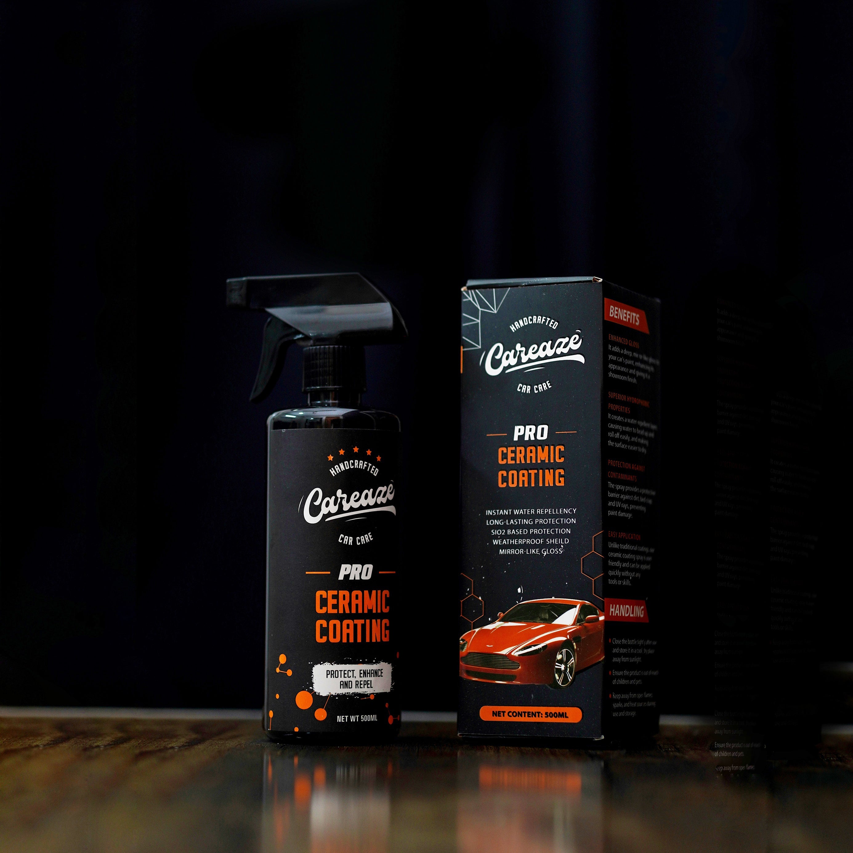 PRO CERAMIC COATING - 500ML + HYBRID WHEEL & TIRE CLEANER